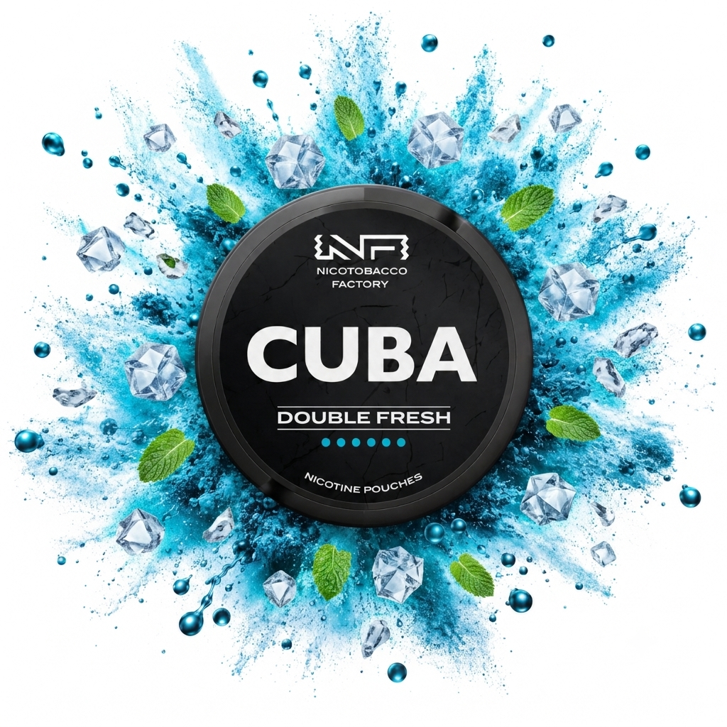 Снюс Cuba Black Double Fresh