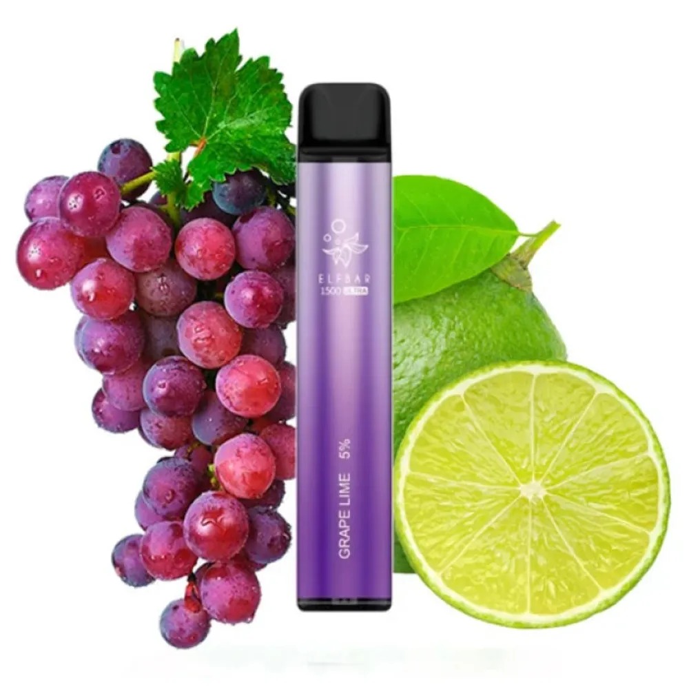 ELF BAR 1500 Ultra Grape Lime