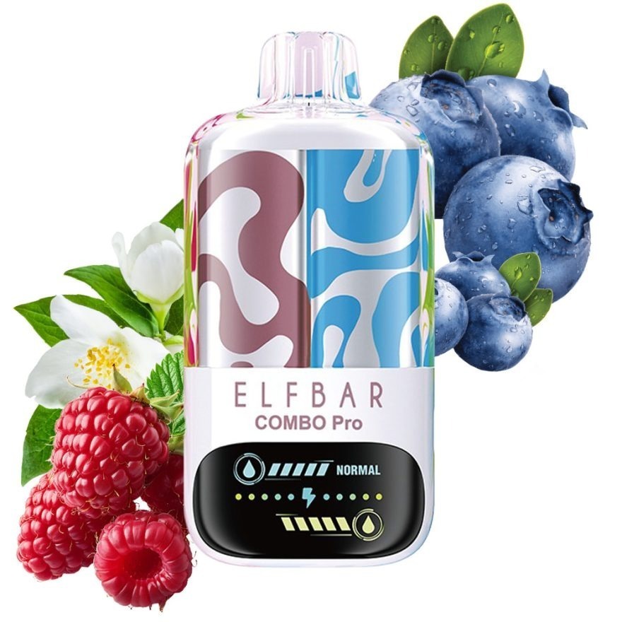 ELF BAR COMBO PRO 30000 Jasmine Raspberry & Blueberry Ice