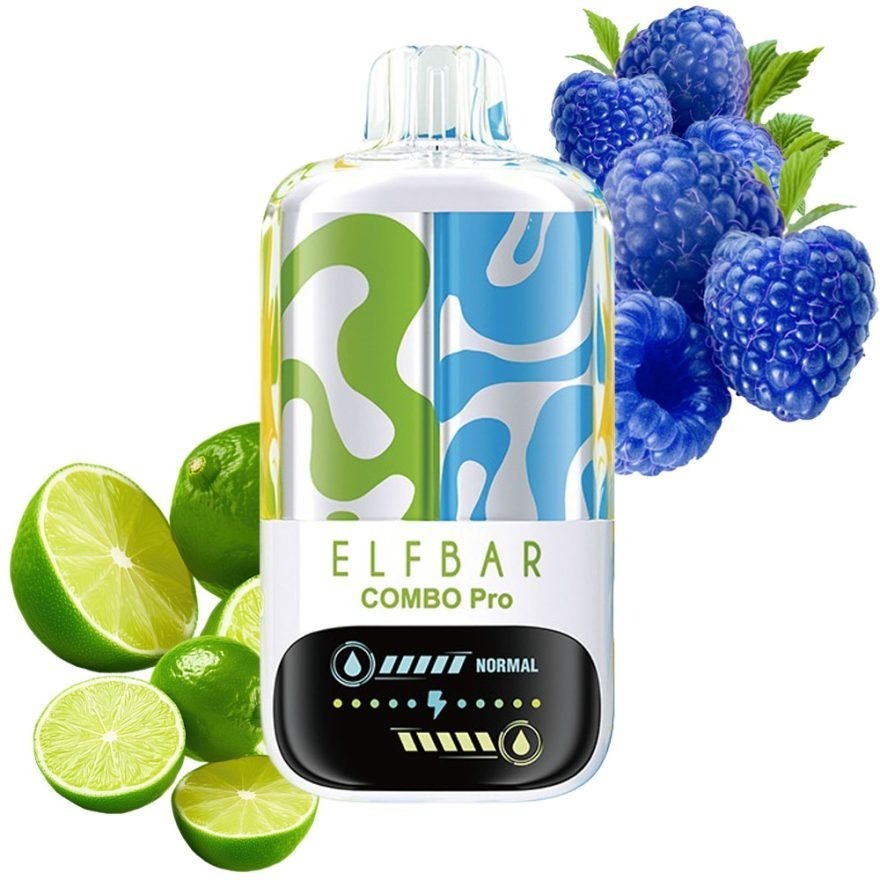ELF BAR COMBO PRO 30000 Lime & Blue Razz
