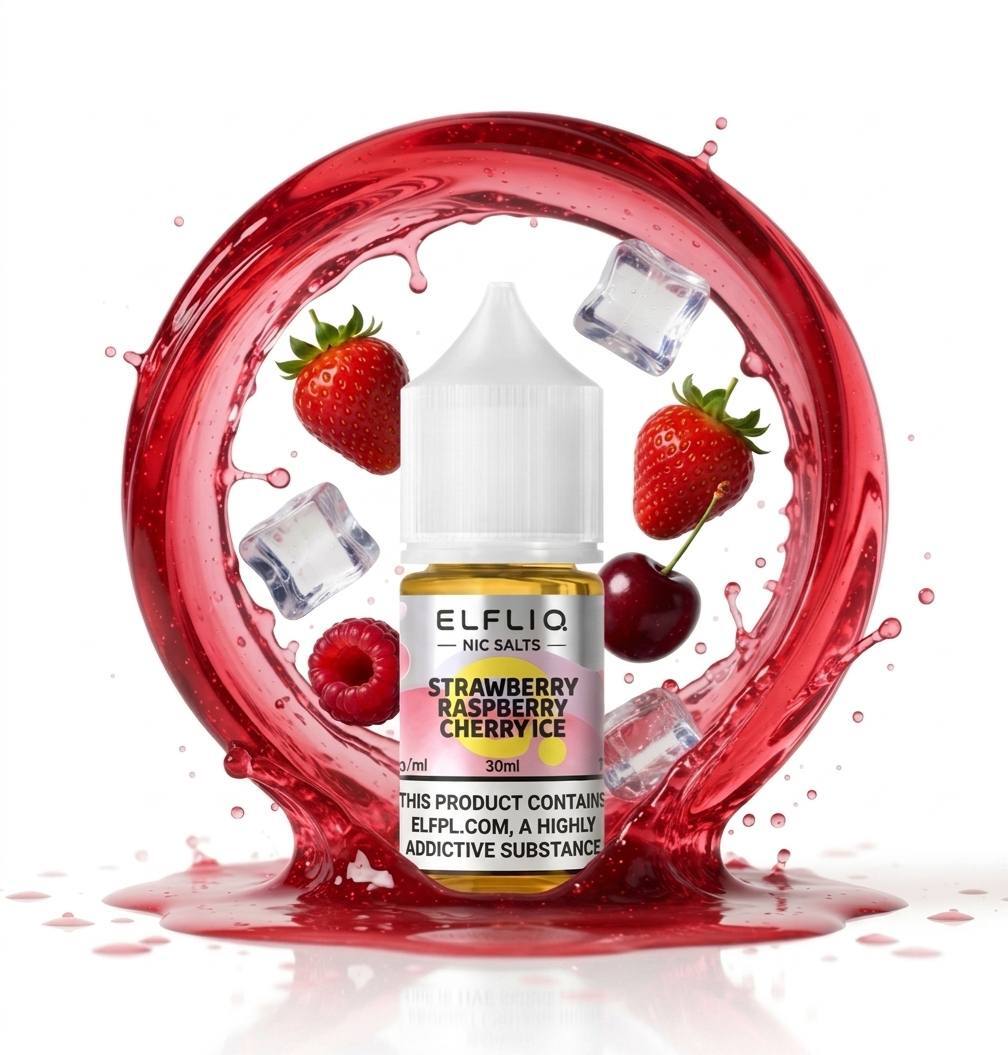 ELFLIQ Strawberry Raspberry Cherry Ice