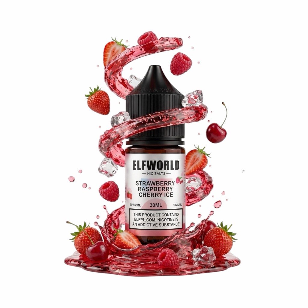 Elfworld 30ml Strawberry Raspberry Cherry Ice