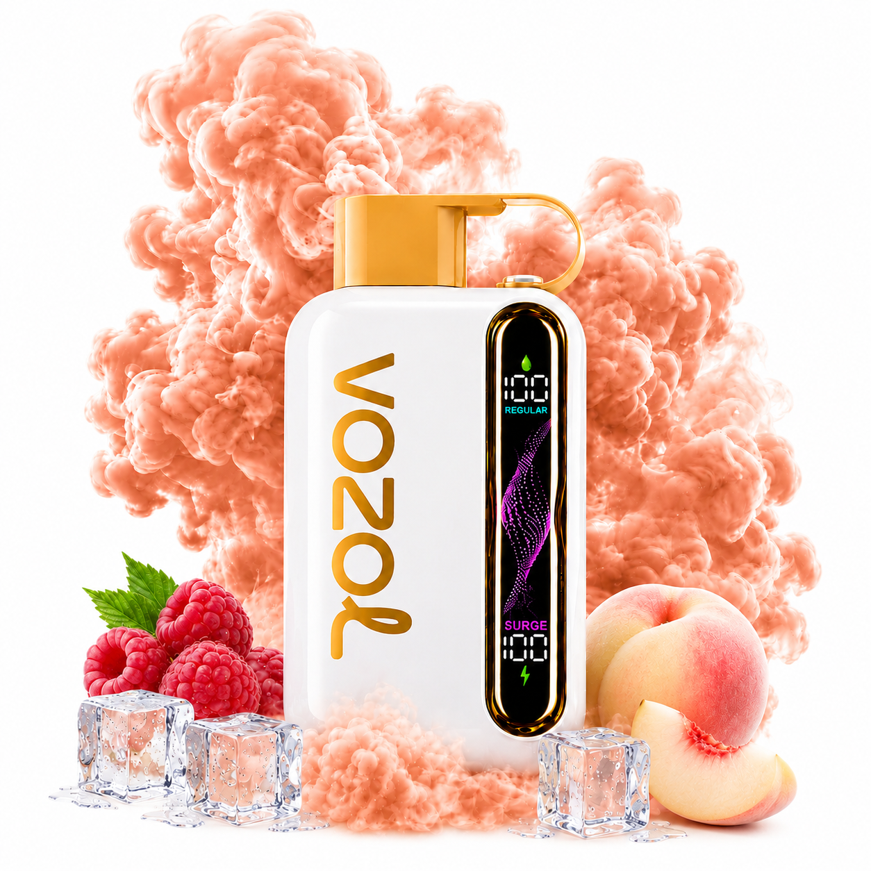 Vozol STAR 40000 White Peach Raspberry