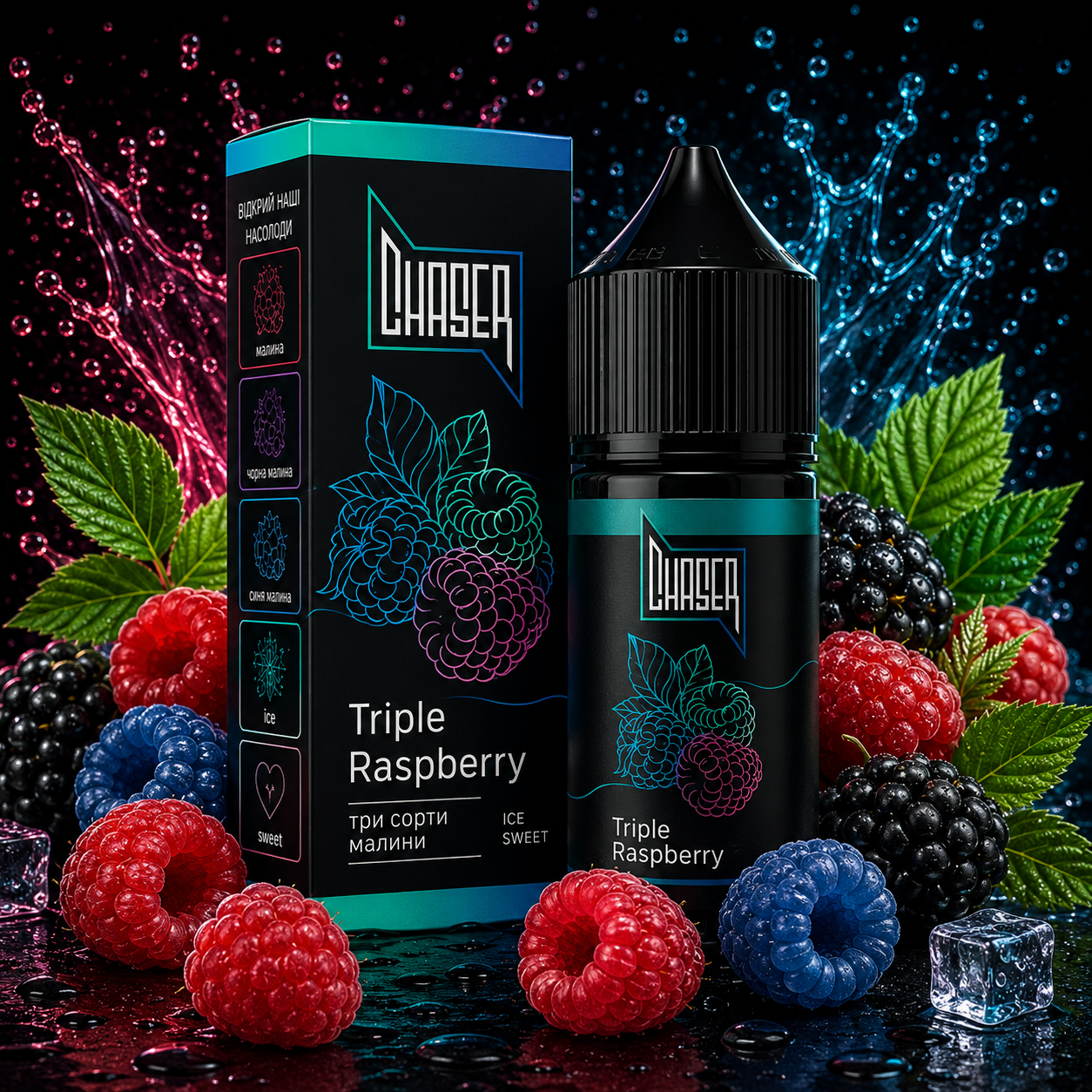 Chaser BLACK Triple Raspberry