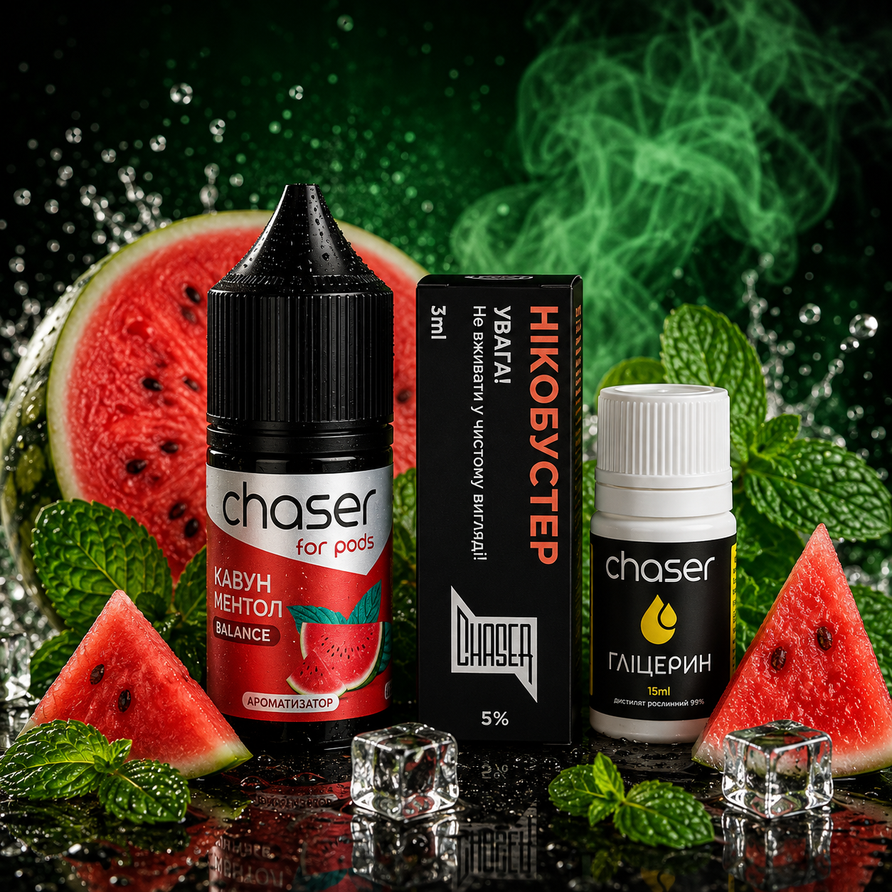 Chaser for pods Кавун Ментол