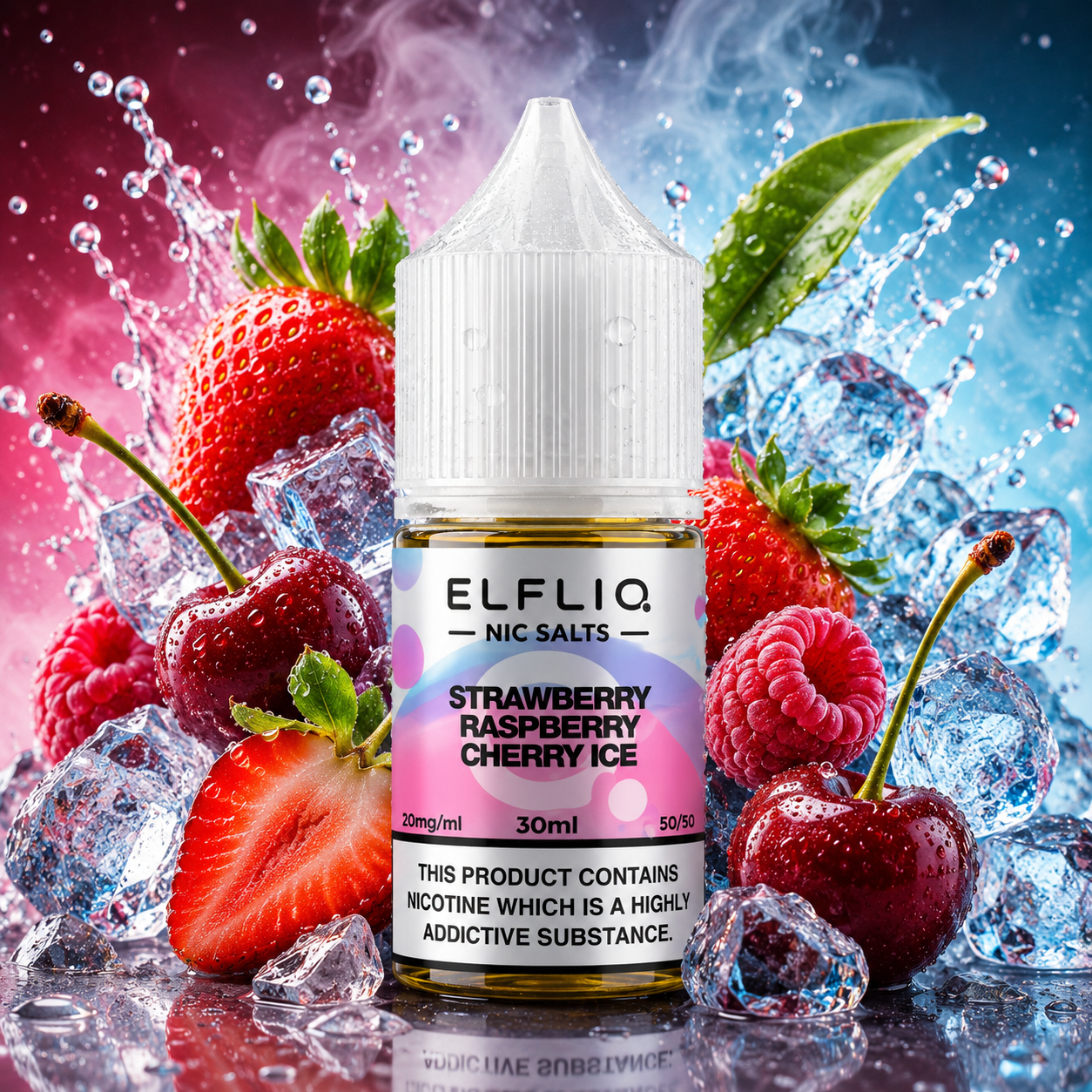 ELFLIQ Strawberry Raspberry Cherry Ice
